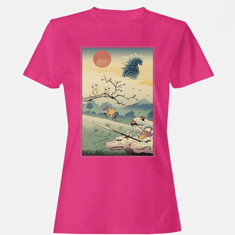 Princess Ukiyo-E Women's T-shirt - 6