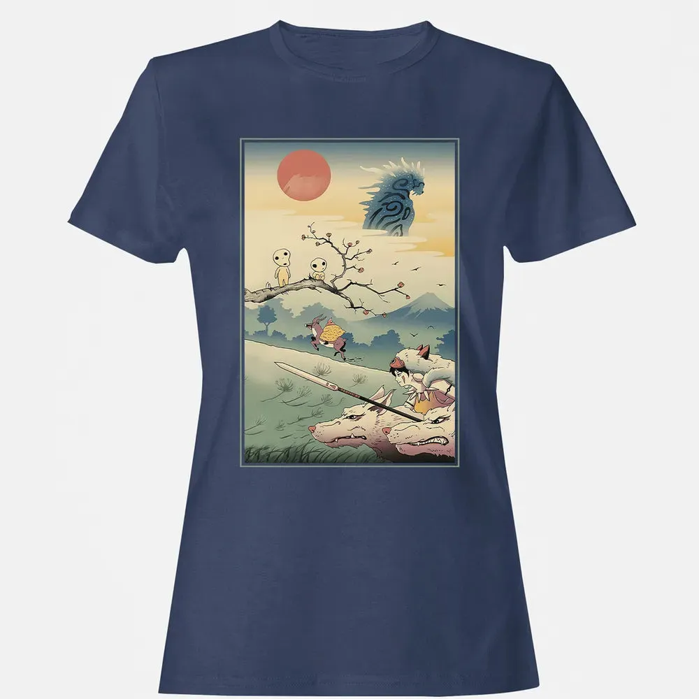 Princess Ukiyo-E Women's T-shirt - 10