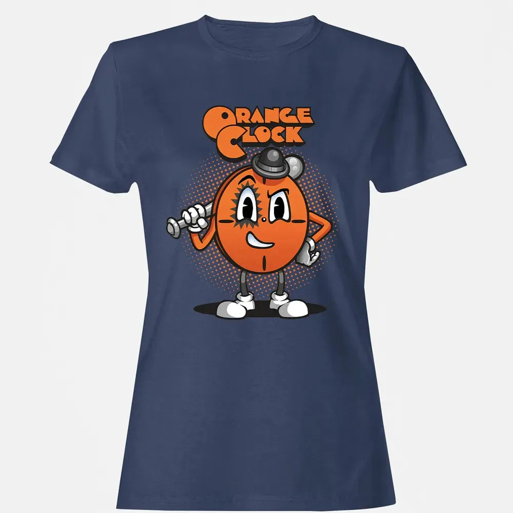 Orange Clock Women's T-shirt - 10