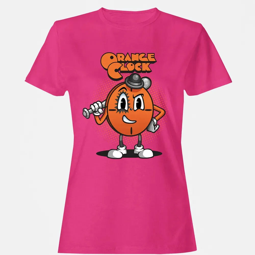 Orange Clock Women's T-shirt - 6