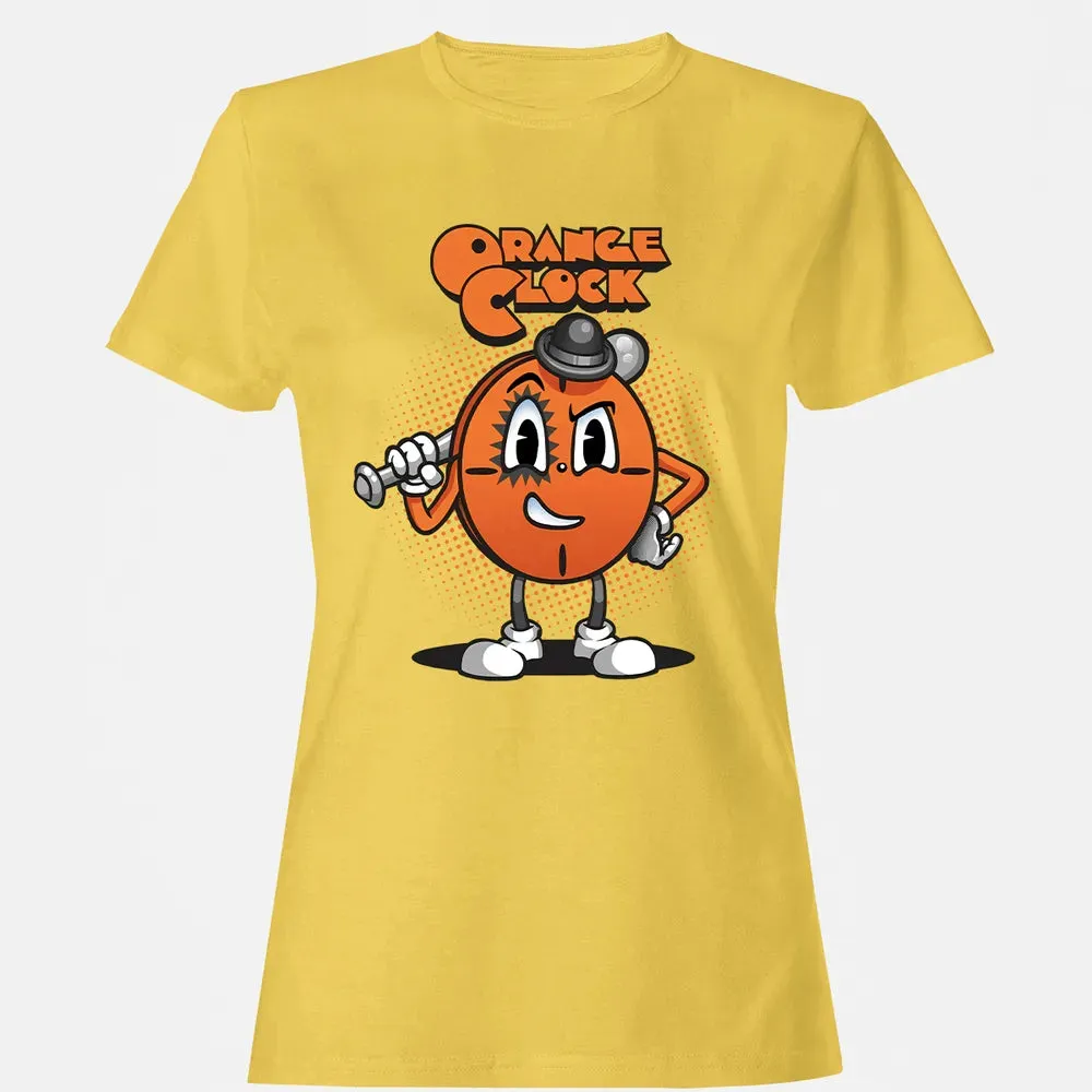 Orange Clock Women's T-shirt - 4