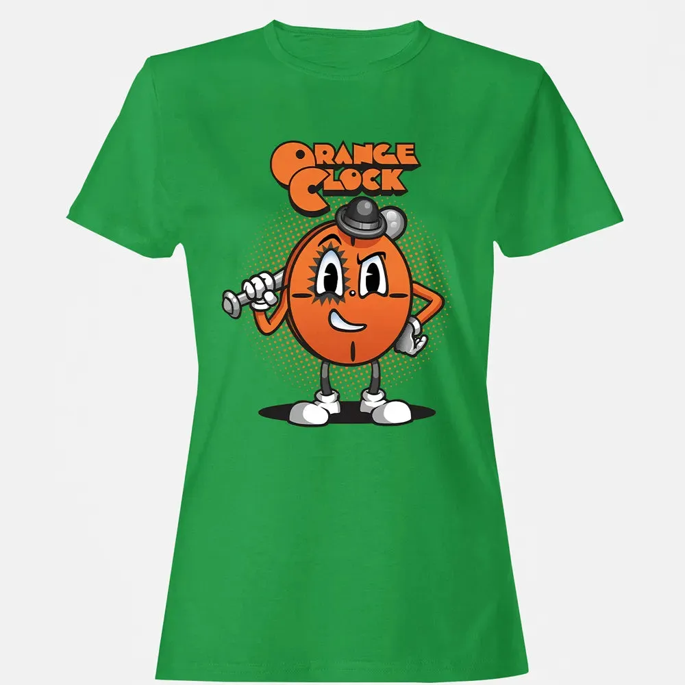 Orange Clock Women's T-shirt - 7
