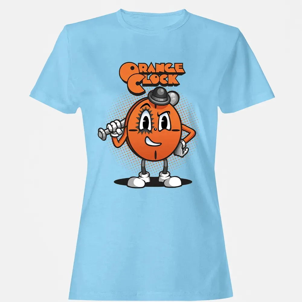 Orange Clock Women's T-shirt - 8
