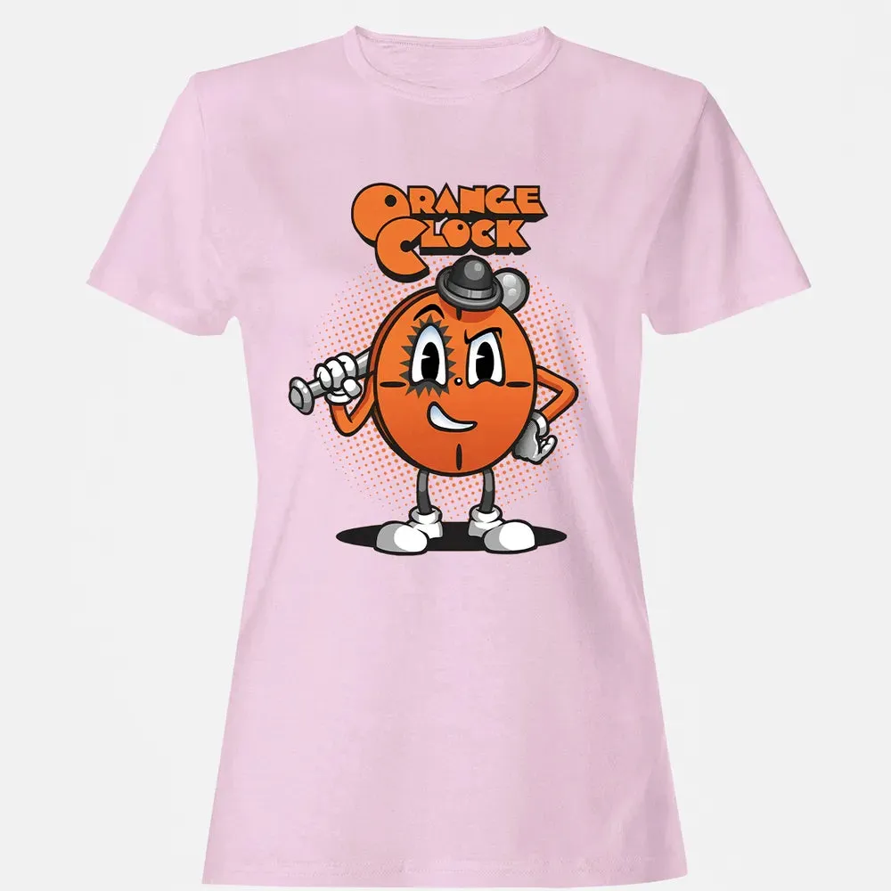 Orange Clock Women's T-shirt - 9