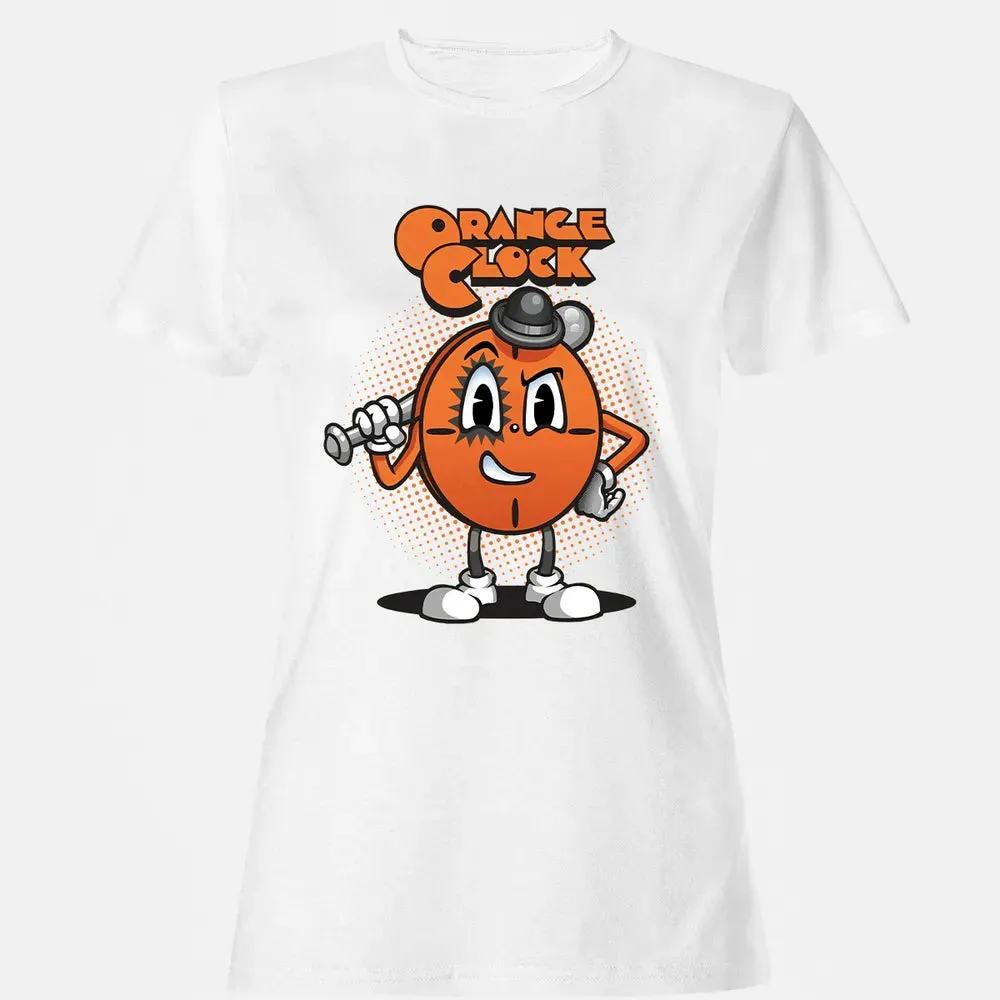Orange Clock Women's T-shirt - 16
