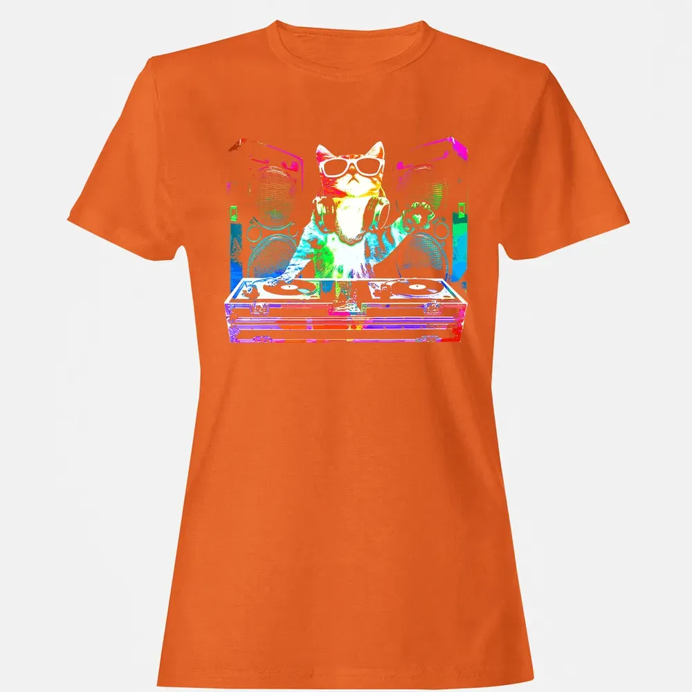 HOUSE CAT (New DJ Cat Kitty) Women's T-shirt - 11