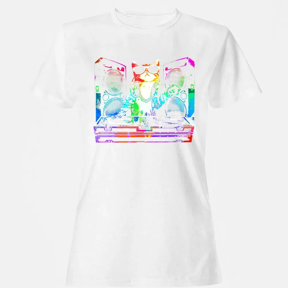 HOUSE CAT (New DJ Cat Kitty) Women's T-shirt - 16