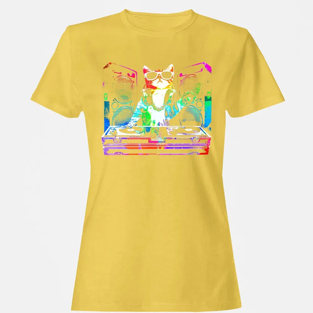 HOUSE CAT (New DJ Cat Kitty) Women's T-shirt - 4