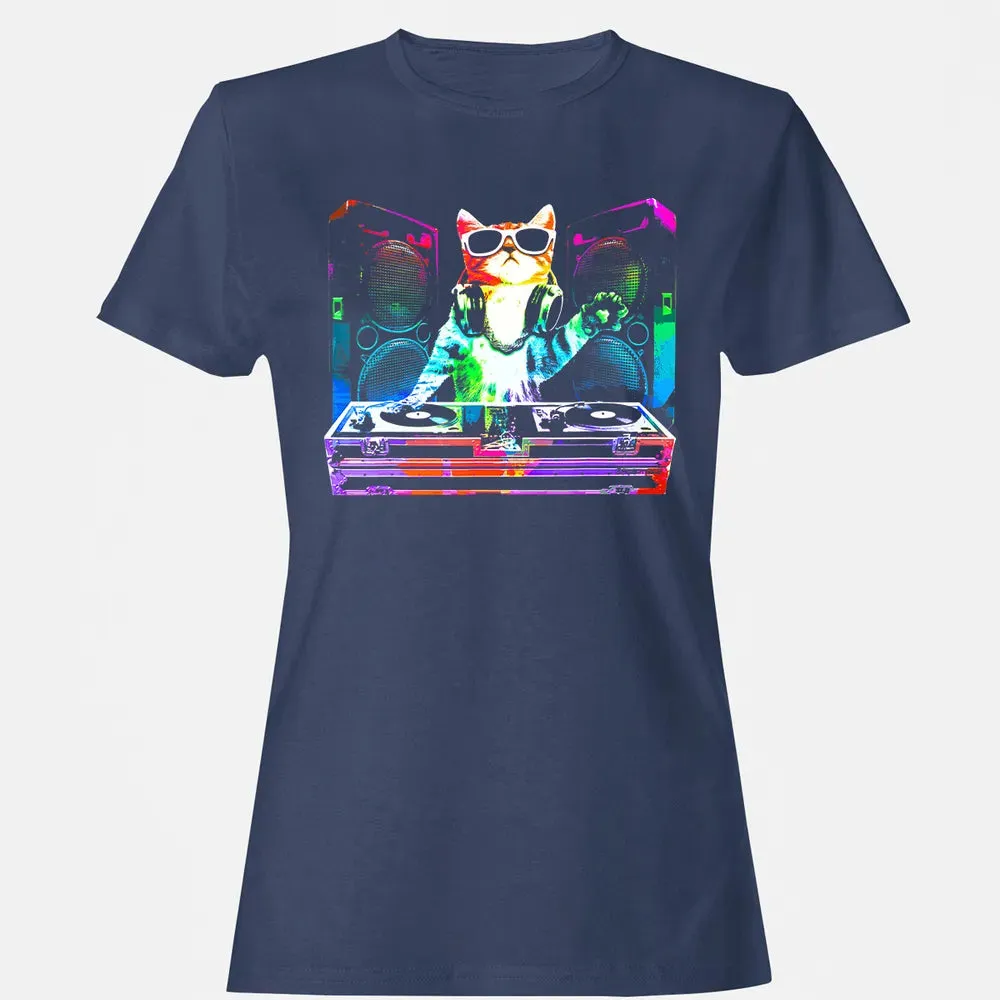 HOUSE CAT (New DJ Cat Kitty) Women's T-shirt - 10