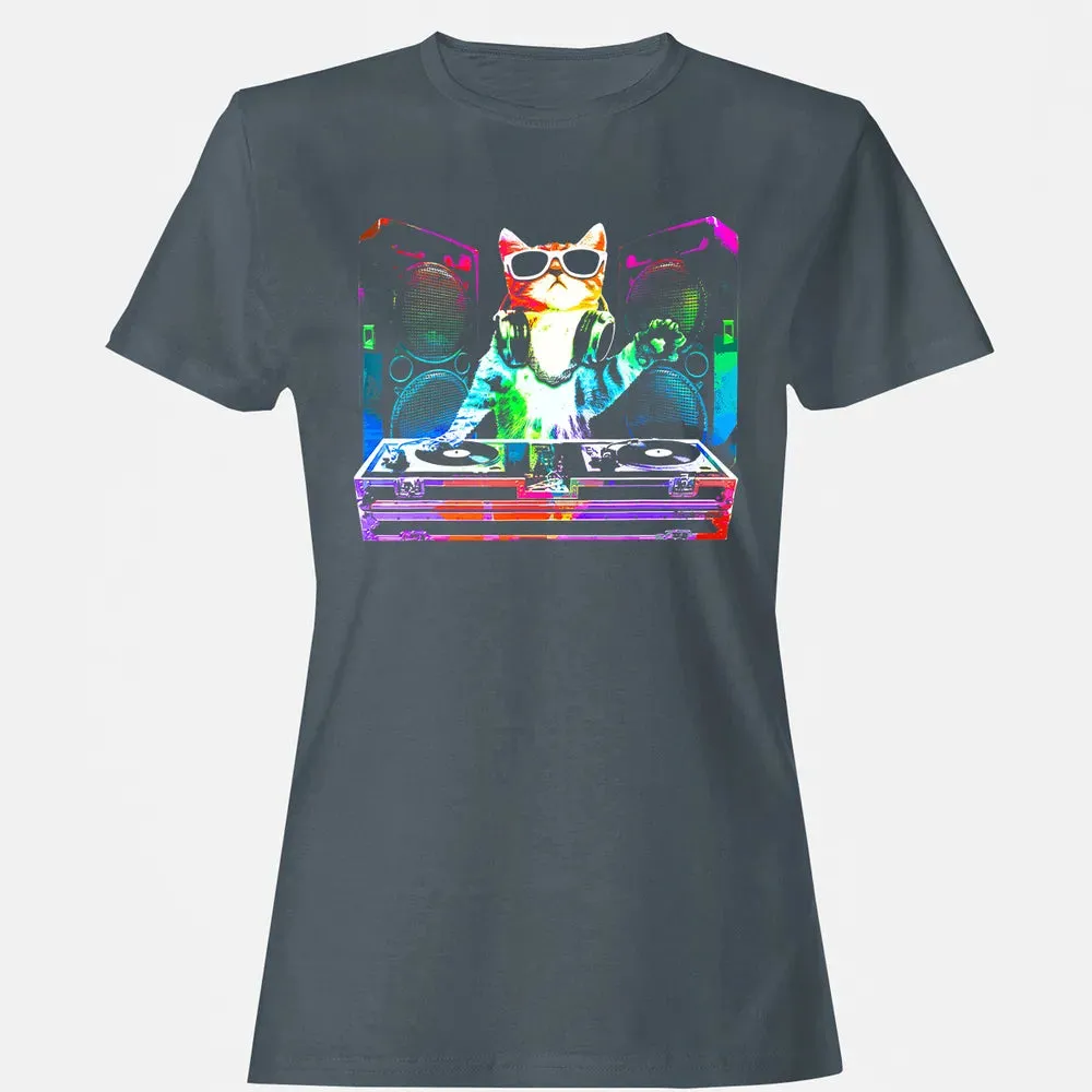 HOUSE CAT (New DJ Cat Kitty) Women's T-shirt - 3