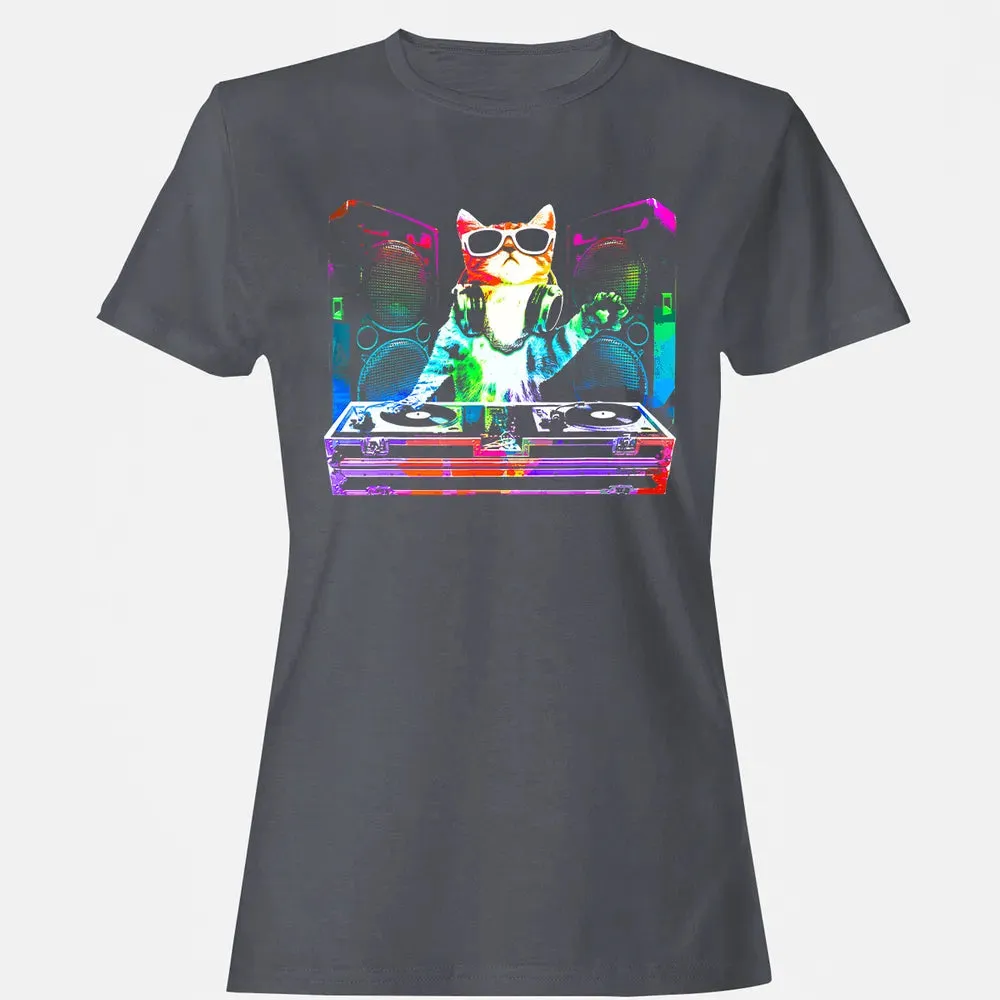 HOUSE CAT (New DJ Cat Kitty) Women's T-shirt - 5