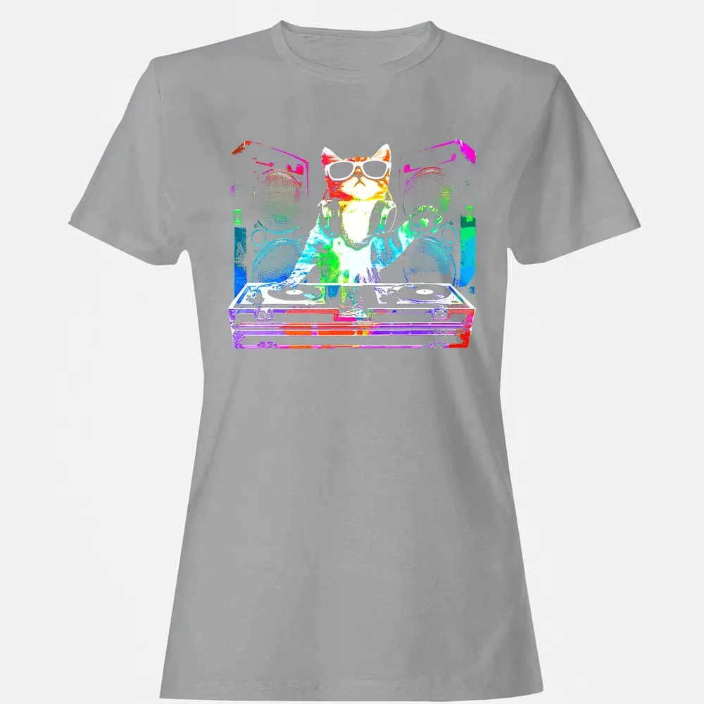 HOUSE CAT (New DJ Cat Kitty) Women's T-shirt - 15