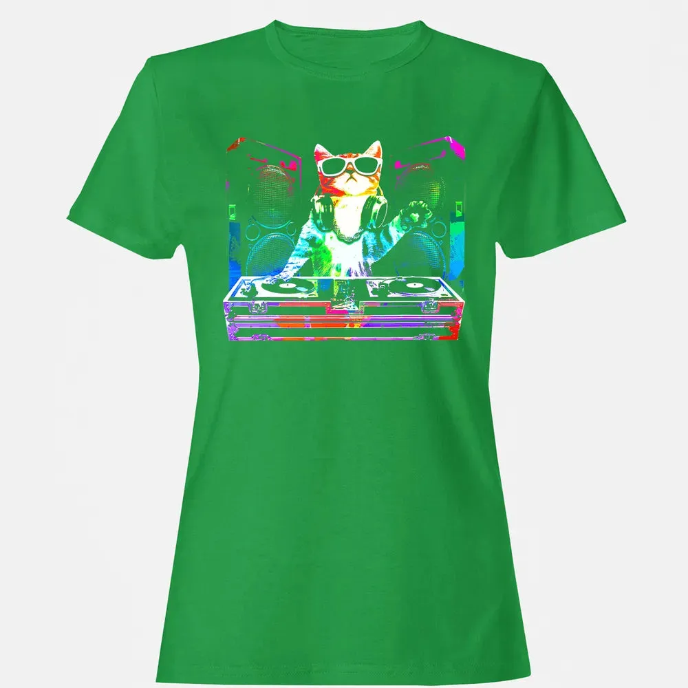 HOUSE CAT (New DJ Cat Kitty) Women's T-shirt - 7