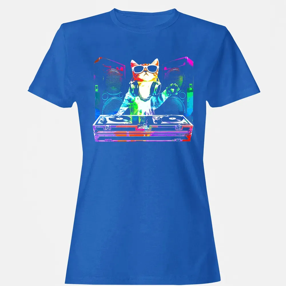 HOUSE CAT (New DJ Cat Kitty) Women's T-shirt - 14