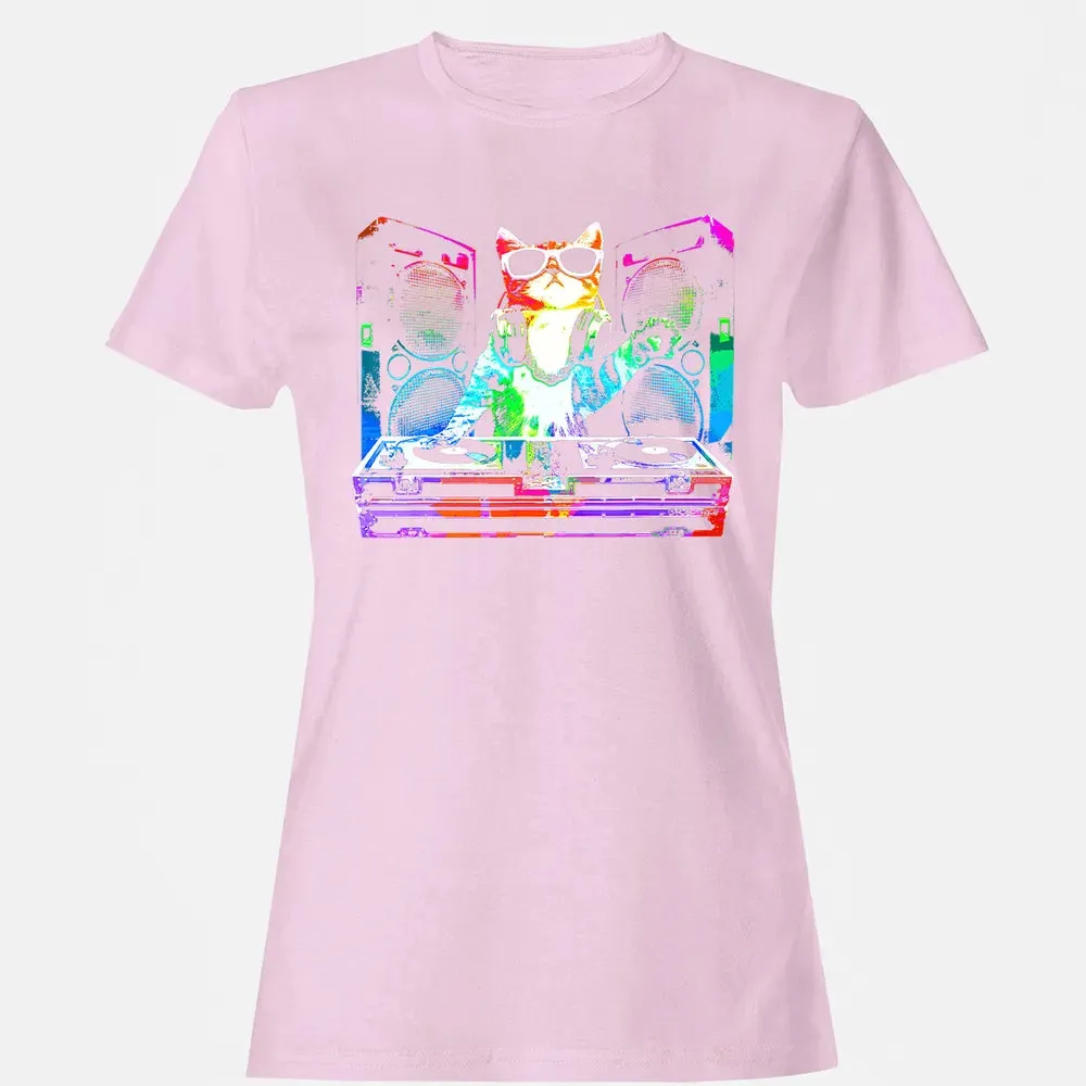 HOUSE CAT (New DJ Cat Kitty) Women's T-shirt - 9