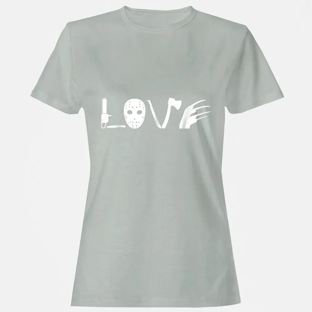 I love Horror Movies    Scary Movie Women's T-shirt - 2