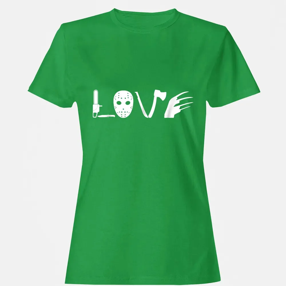 I love Horror Movies    Scary Movie Women's T-shirt - 7