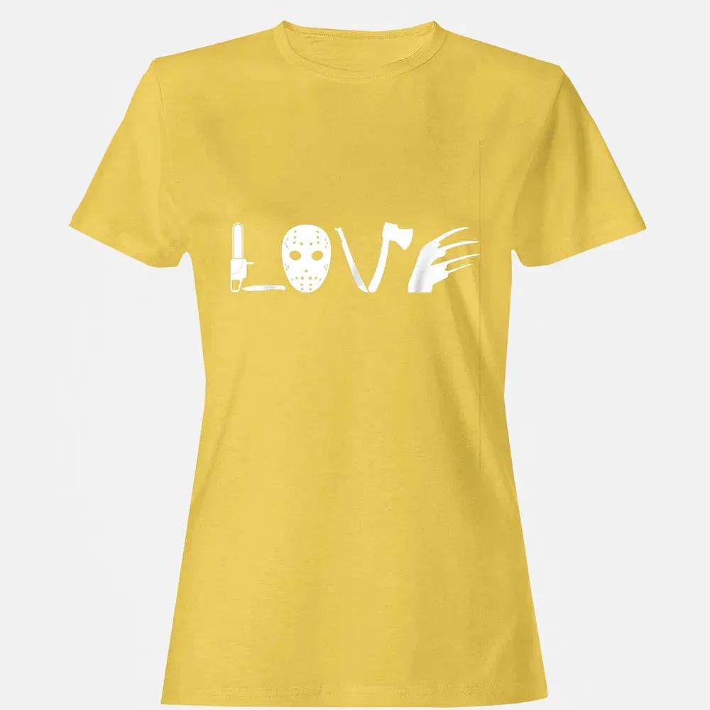 I love Horror Movies    Scary Movie Women's T-shirt - 4