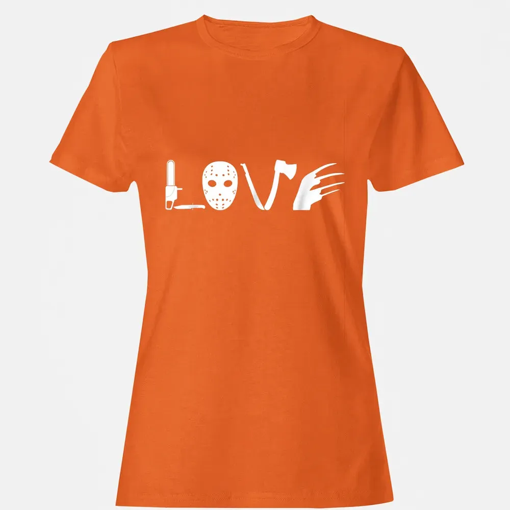 I love Horror Movies    Scary Movie Women's T-shirt - 11