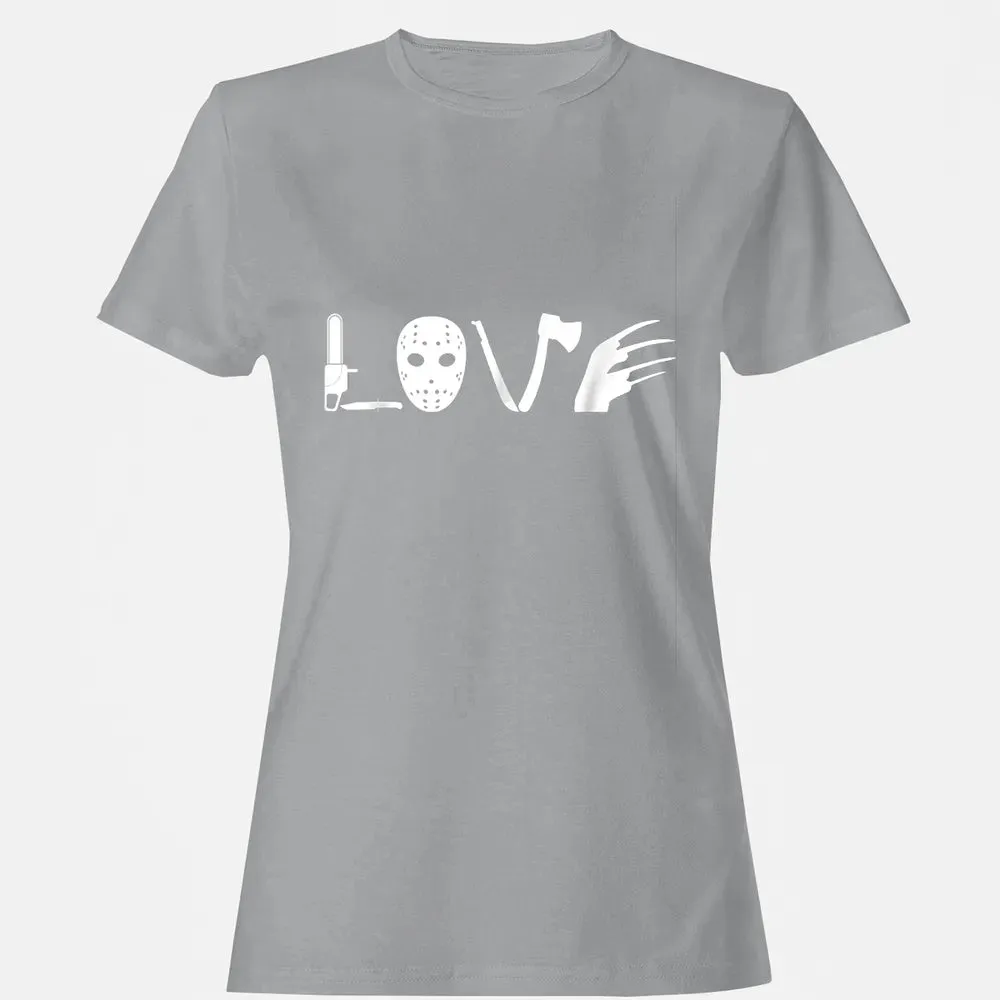 I love Horror Movies    Scary Movie Women's T-shirt - 15