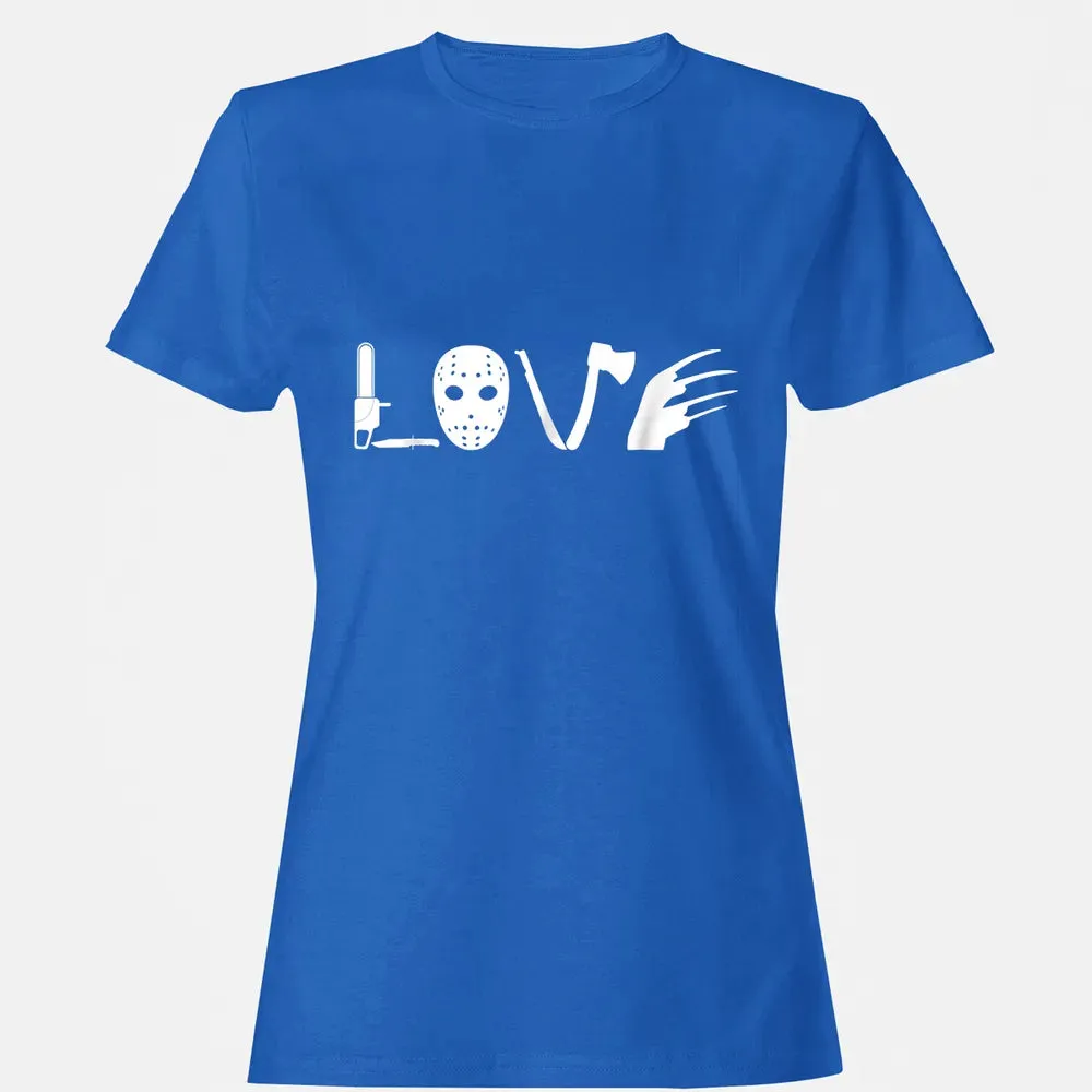 I love Horror Movies    Scary Movie Women's T-shirt - 14