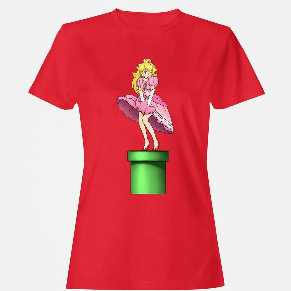 Dress Of Peach Women's T-shirt - 13