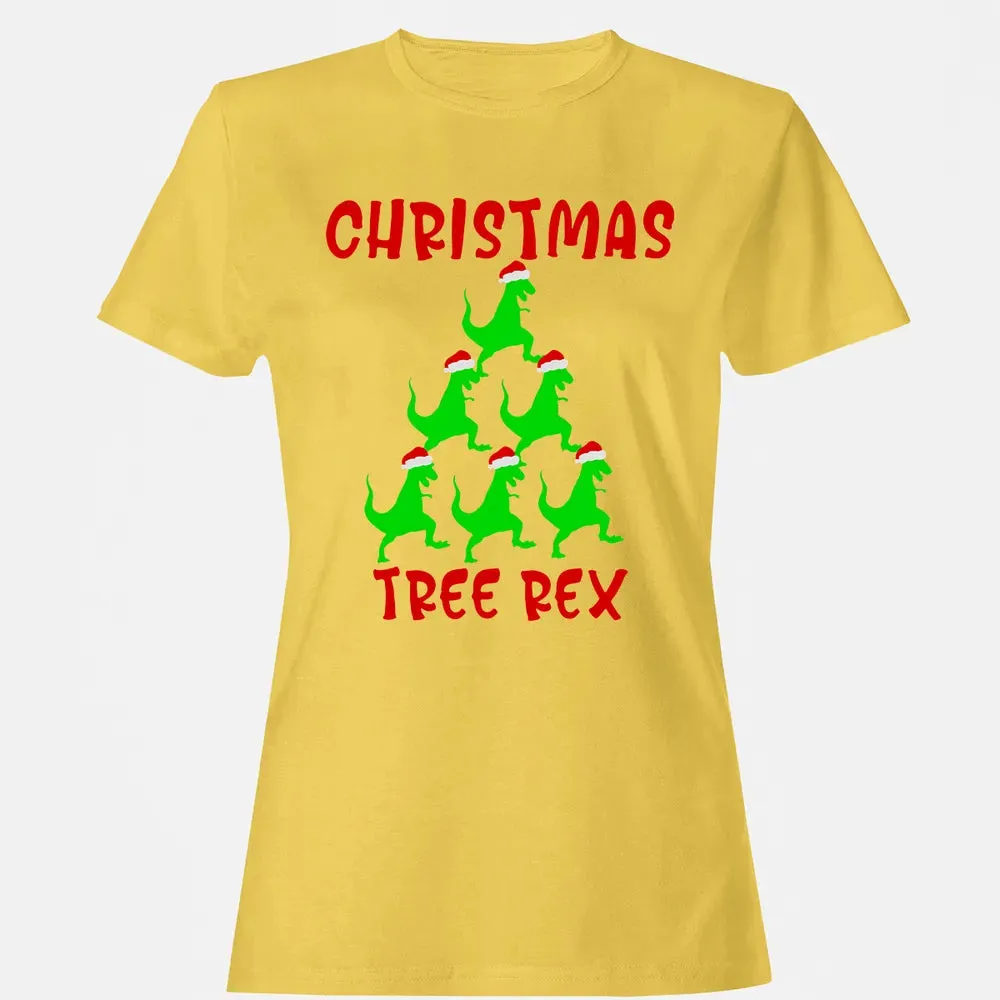 Christmas tree rex Women's T-shirt - 4