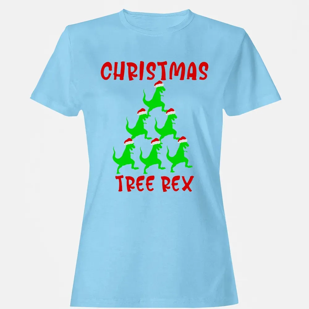 Christmas tree rex Women's T-shirt - 8