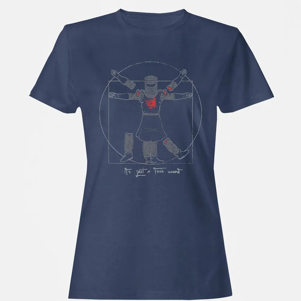 Vitruvian Knight Women's T-shirt - 10