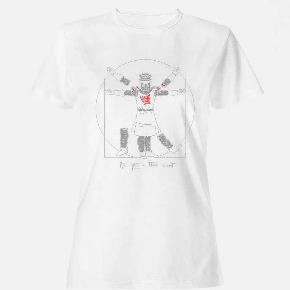Vitruvian Knight Women's T-shirt - 16