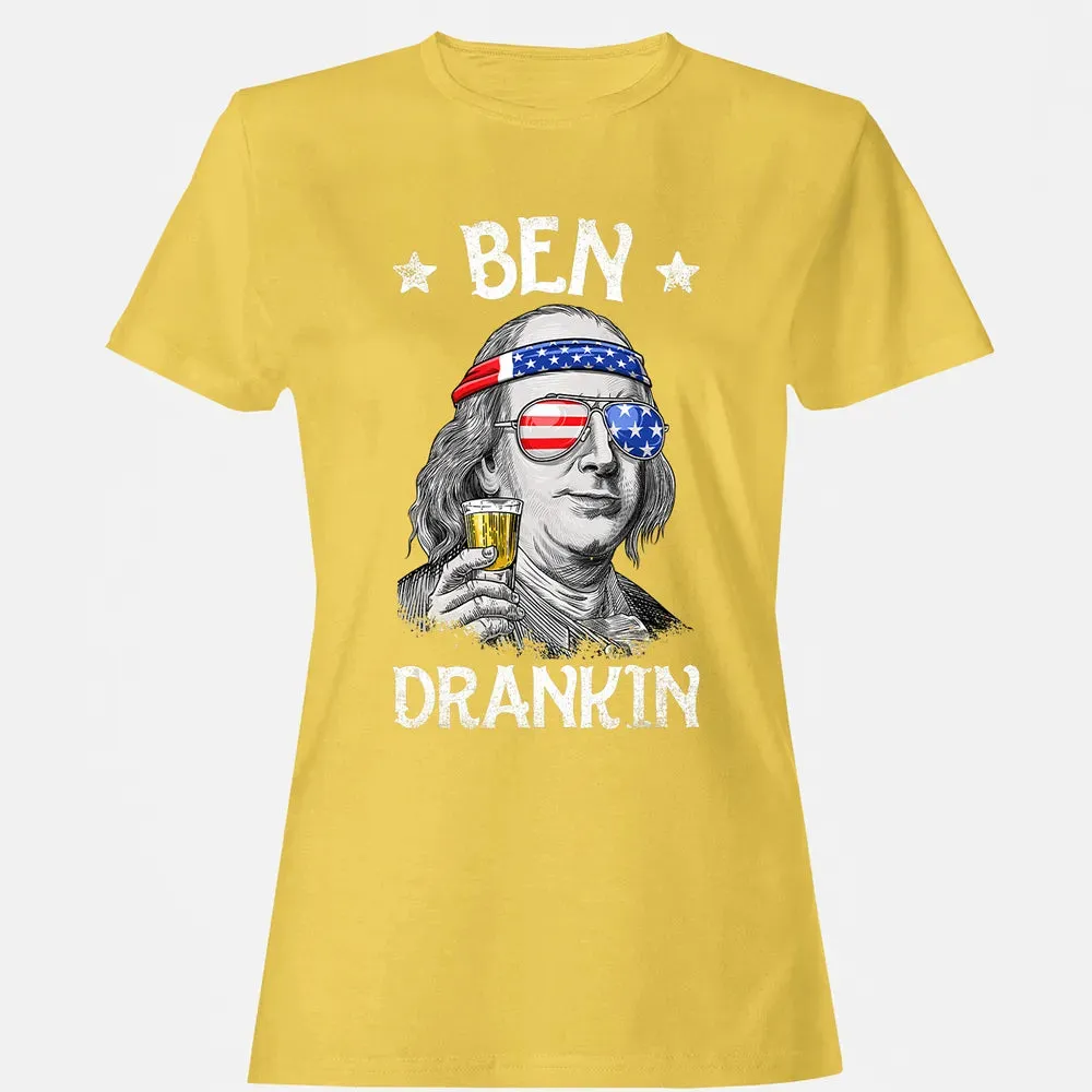 4th of July s for Men Ben Drankin Benjamin Franklin Women's T-shirt - 4