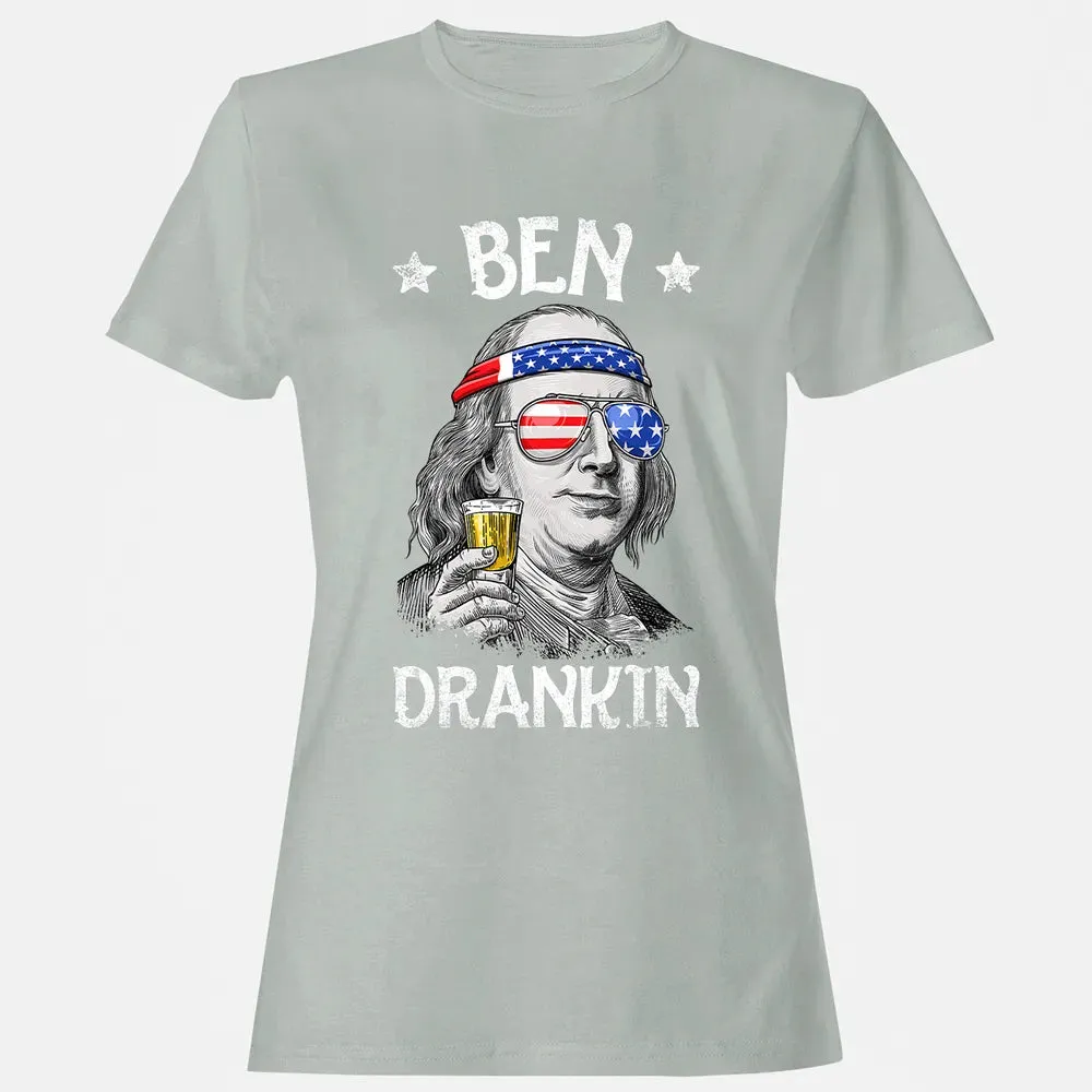 4th of July s for Men Ben Drankin Benjamin Franklin Women's T-shirt - 2