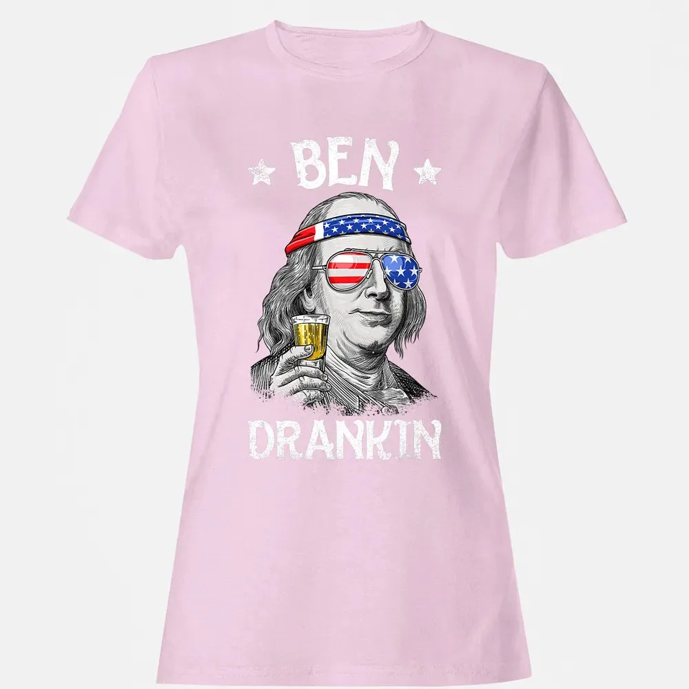 4th of July s for Men Ben Drankin Benjamin Franklin Women's T-shirt - 9