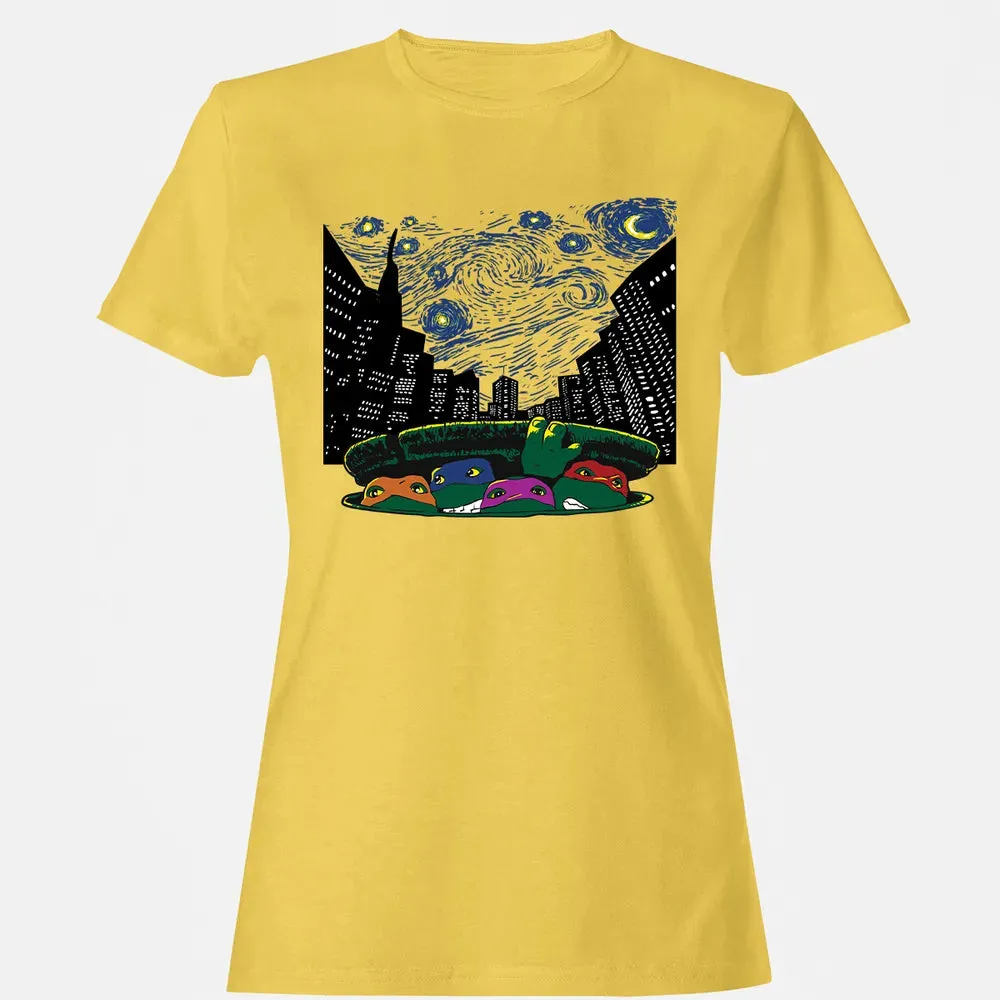 Starry City Night Women's T-shirt - 4