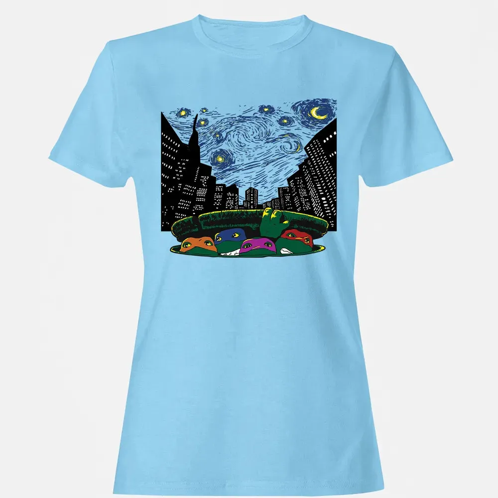 Starry City Night Women's T-shirt - 8