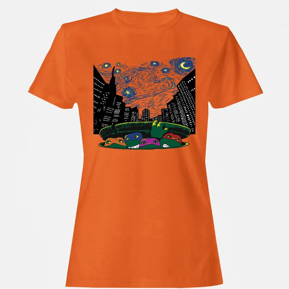 Starry City Night Women's T-shirt - 11