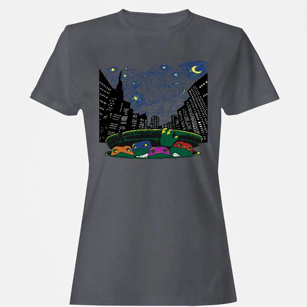 Starry City Night Women's T-shirt - 5