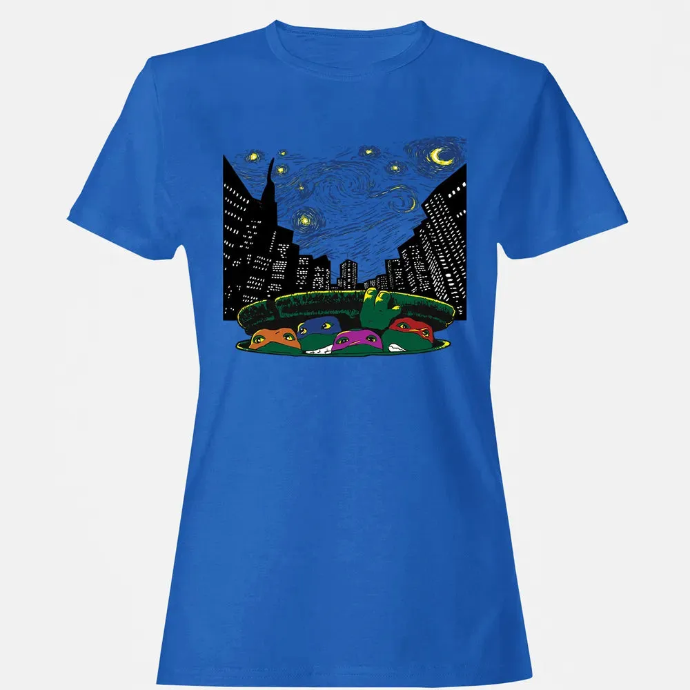 Starry City Night Women's T-shirt - 14