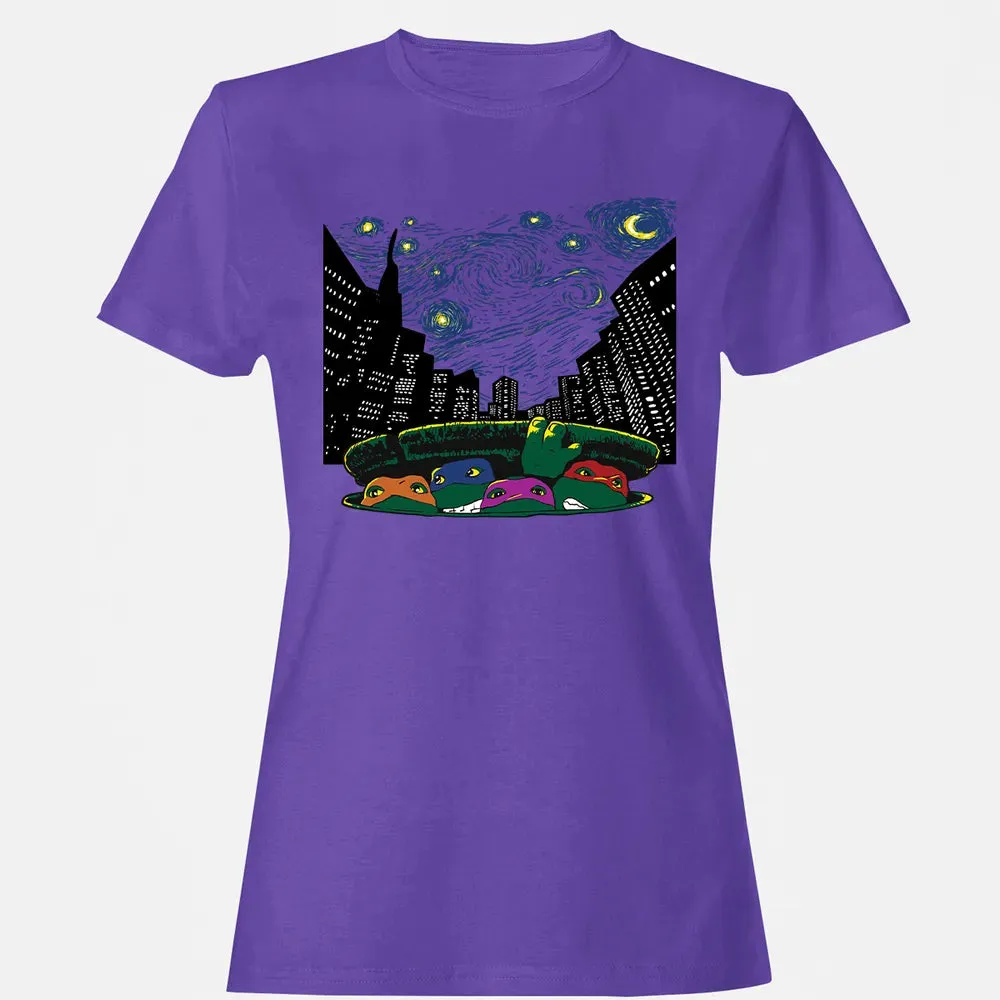 Starry City Night Women's T-shirt - 12