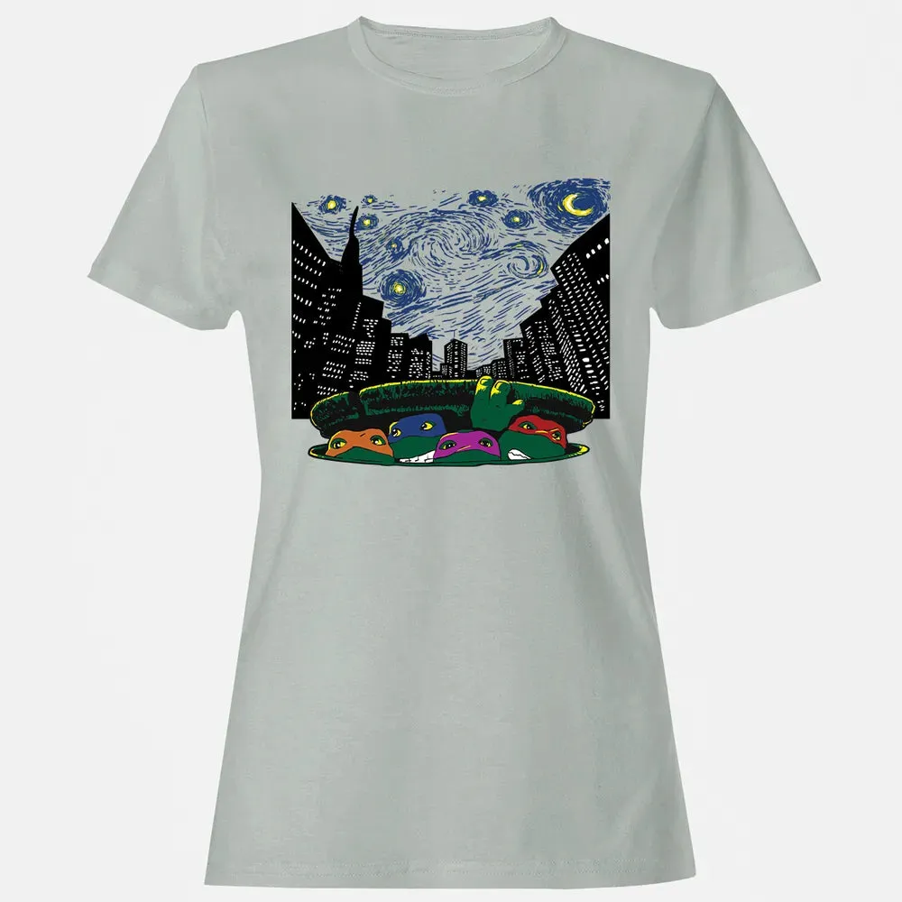 Starry City Night Women's T-shirt - 2