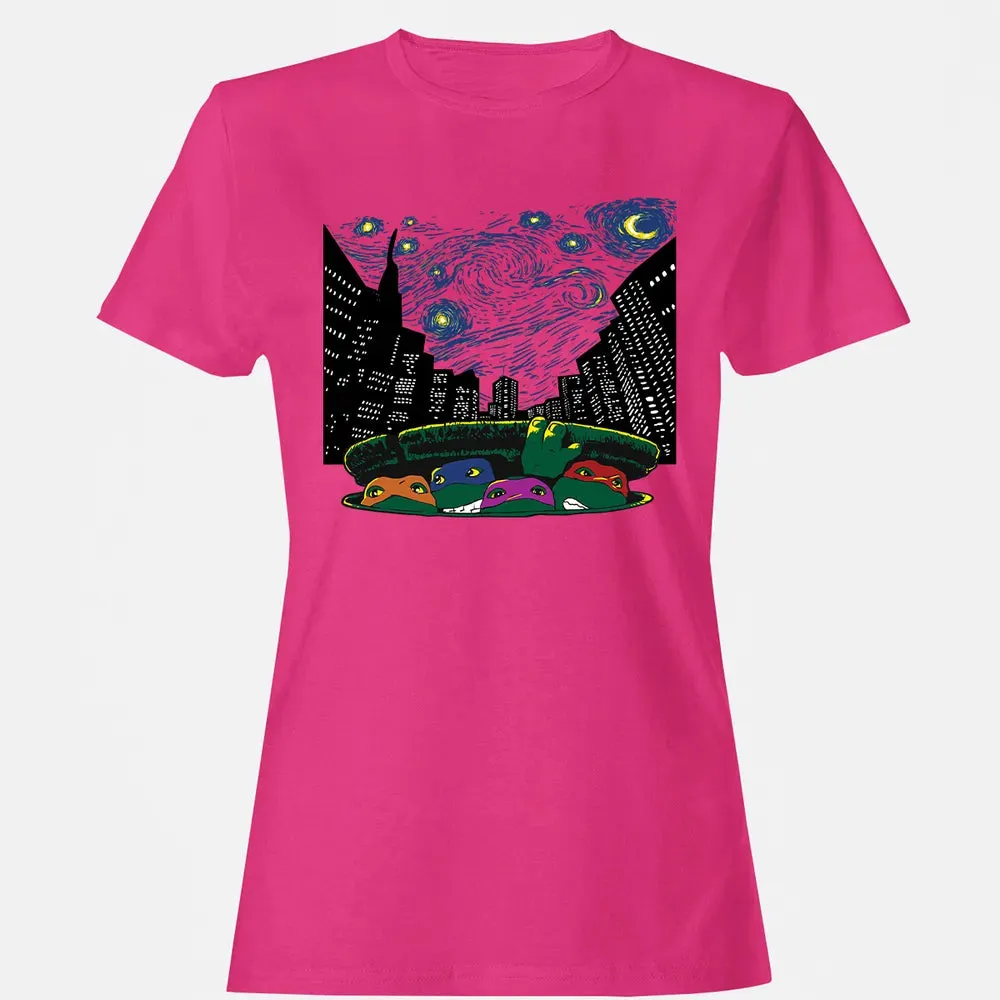 Starry City Night Women's T-shirt - 6