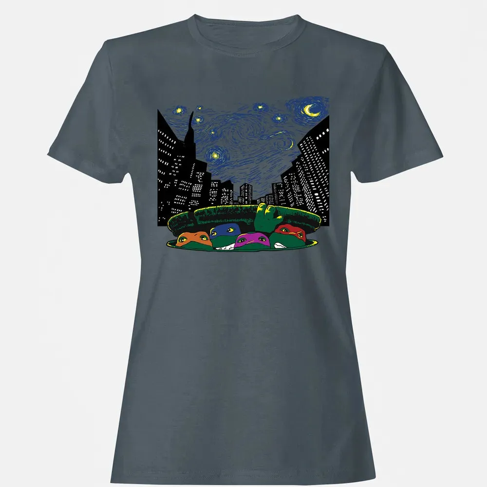 Starry City Night Women's T-shirt - 3