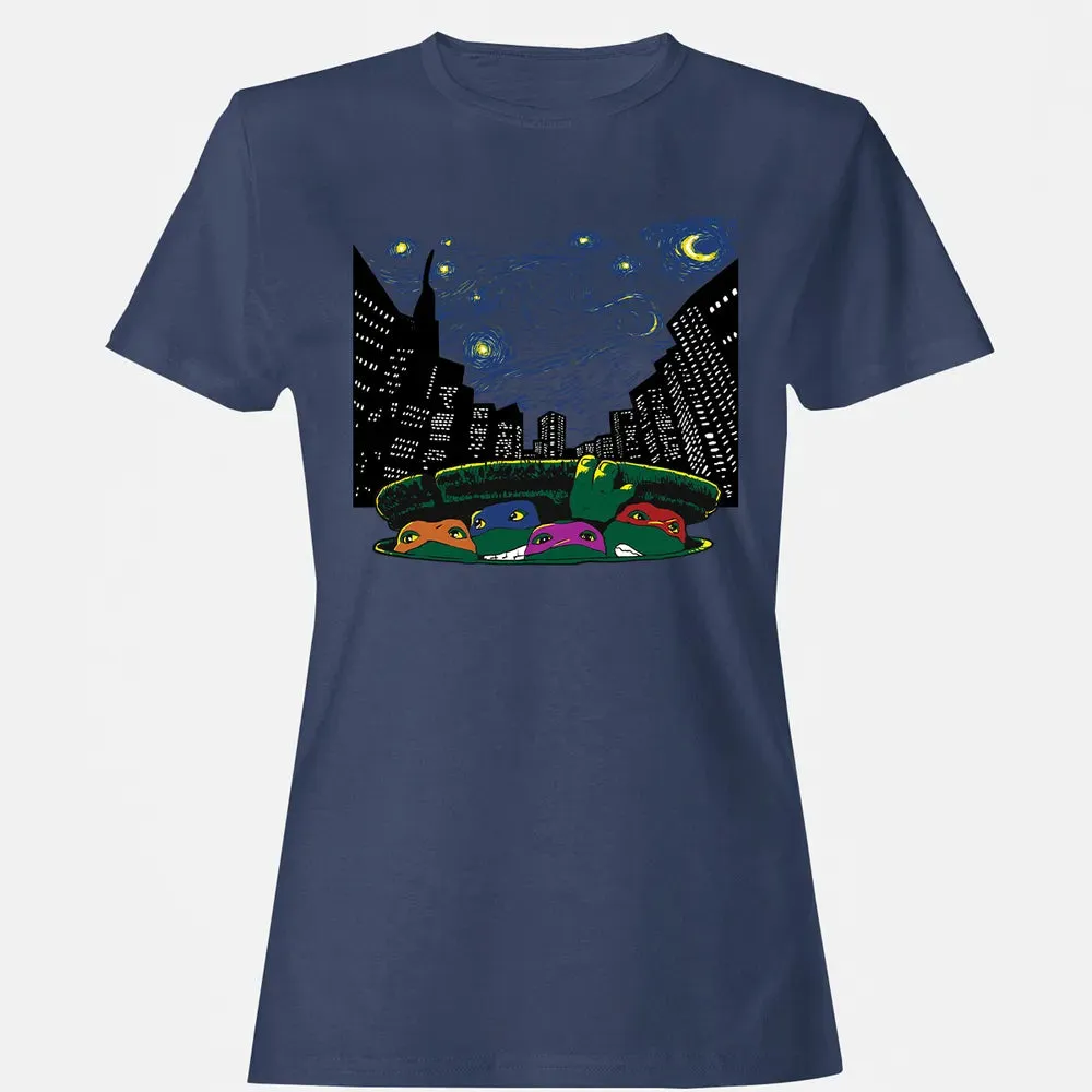 Starry City Night Women's T-shirt - 10