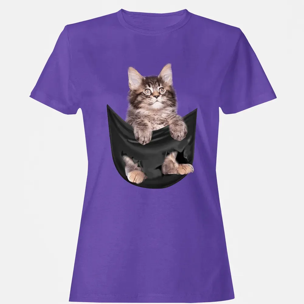 Maine Coon in pocket Women's T-shirt - 12