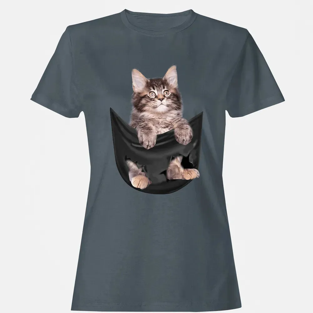 Maine Coon in pocket Women's T-shirt - 3
