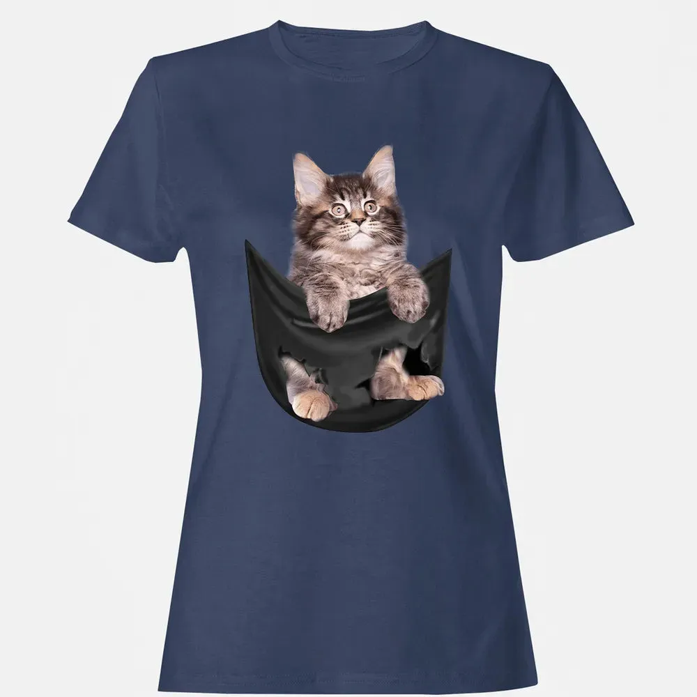 Maine Coon in pocket Women's T-shirt - 10