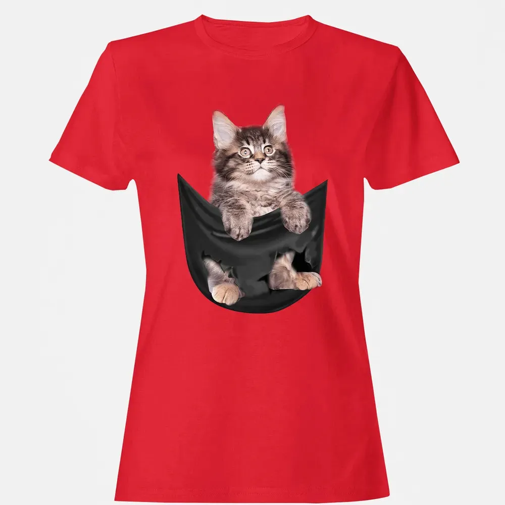 Maine Coon in pocket Women's T-shirt - 13
