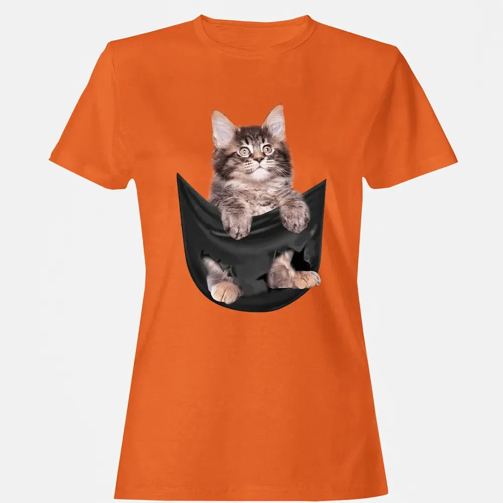 Maine Coon in pocket Women's T-shirt - 11