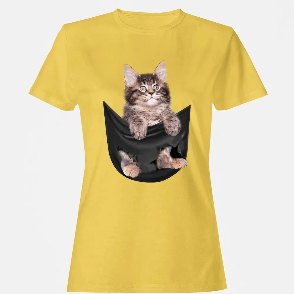 Maine Coon in pocket Women's T-shirt - 4