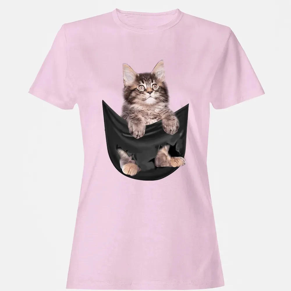 Maine Coon in pocket Women's T-shirt - 9